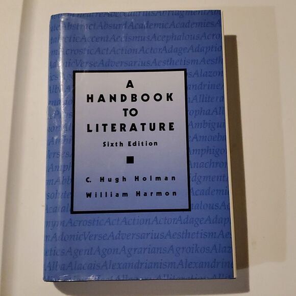 A HANDBOOK TO LITERATURE  SIXTH EDITION - Picture 1 of 5